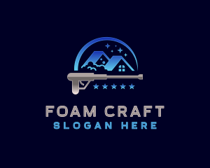 Foam - Hydraulic Pressure Cleaning logo design