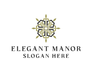 Manor - Luxury Decor Pattern logo design