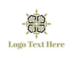 Manor - Luxury Decor Pattern logo design