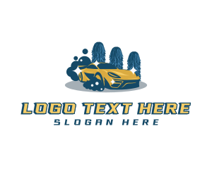 Car Detailing - Automotive Car Wash logo design