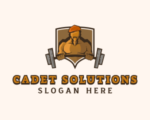Cadet - Military Training Gym logo design