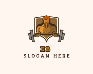 Bodybuilding - Military Training Gym logo design