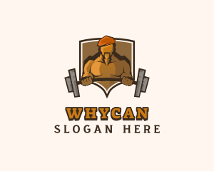 Bodybuilding - Military Training Gym logo design