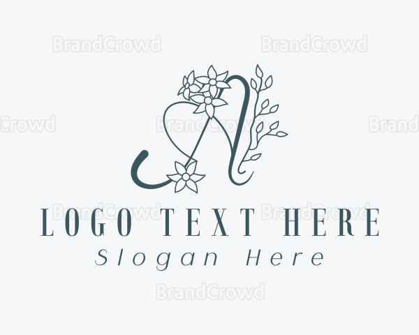 Florist Letter A Logo