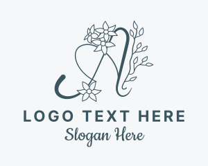Florist - Florist Letter A logo design