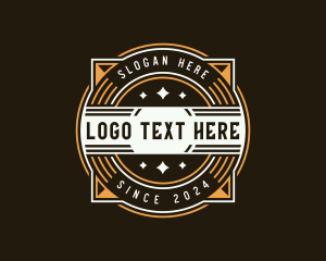 Hipster Business Startup Logo