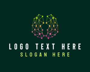 Technology Brain Software logo design
