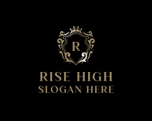 High End Shield Hotel logo design