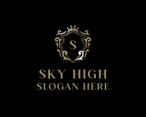 High End Shield Hotel logo design