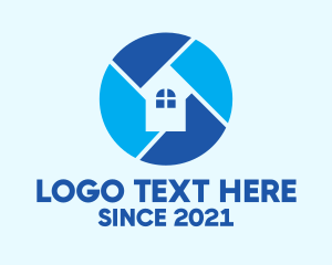 Blue - Home Photography Shutter logo design
