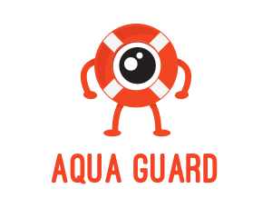 Lifeguard - Eye Lifebuoy Safety logo design