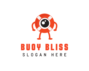 Eye Lifebuoy Safety logo design