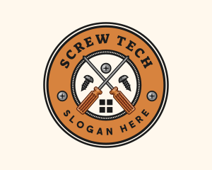 Screw Repair Handyman logo design