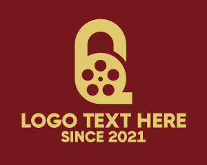 Film - Cinema Reel Number 6 logo design