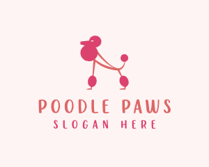 Dog Poodle Grooming logo design