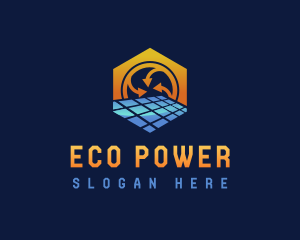 Renewable - Solar Renewable Energy logo design
