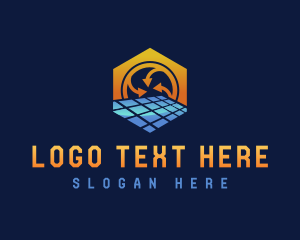 Electric - Solar Renewable Energy logo design