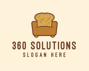 Loaf Bread Sofa logo design