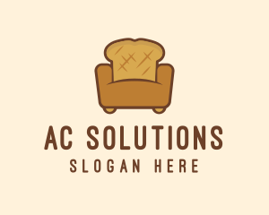 Loaf Bread Sofa logo design