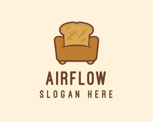 Loaf Bread Sofa logo design