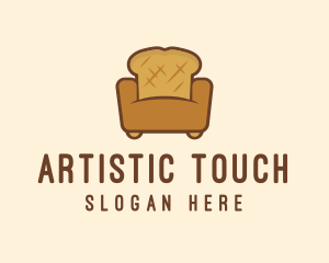 Loaf Bread Sofa logo design