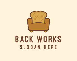 Loaf Bread Sofa logo design