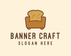 Loaf Bread Sofa logo design