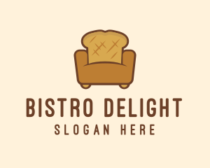 Loaf Bread Sofa logo design