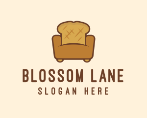 Loaf Bread Sofa logo design