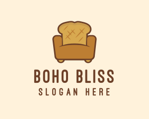 Loaf Bread Sofa logo design