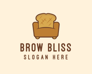 Loaf Bread Sofa logo design