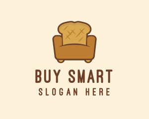 Loaf Bread Sofa logo design