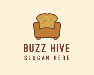 Loaf Bread Sofa logo design