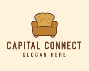 Loaf Bread Sofa logo design