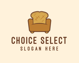 Loaf Bread Sofa logo design