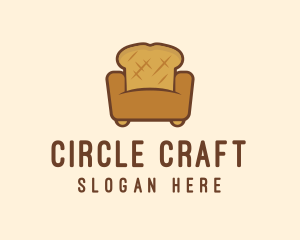 Loaf Bread Sofa logo design