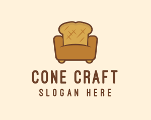 Loaf Bread Sofa logo design