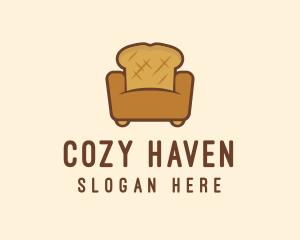 Sofa - Loaf Bread Sofa logo design