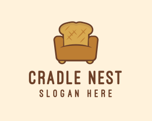 Loaf Bread Sofa logo design