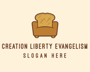 Loaf Bread Sofa logo design