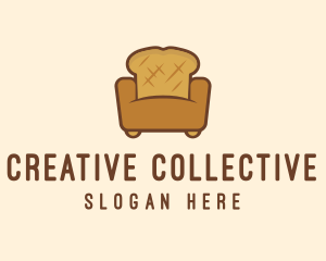 Loaf Bread Sofa logo design