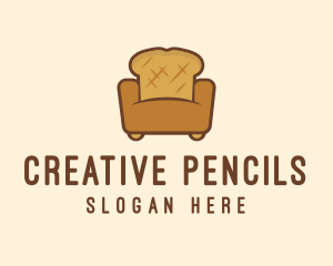 Loaf Bread Sofa logo design