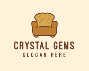 Loaf Bread Sofa logo design