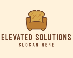 Loaf Bread Sofa logo design