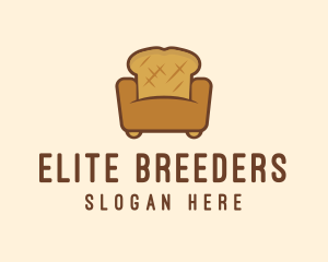 Loaf Bread Sofa logo design