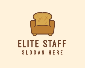 Loaf Bread Sofa logo design