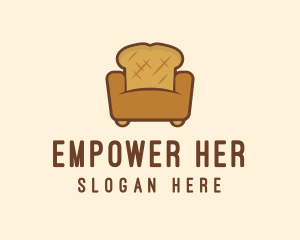 Loaf Bread Sofa logo design