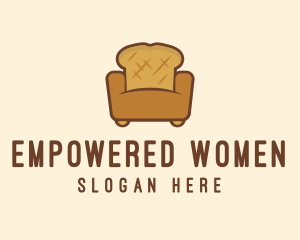 Loaf Bread Sofa logo design