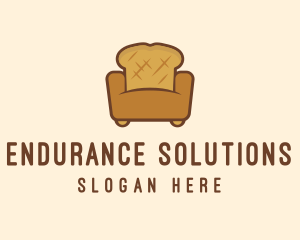 Loaf Bread Sofa logo design