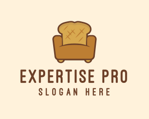 Loaf Bread Sofa logo design